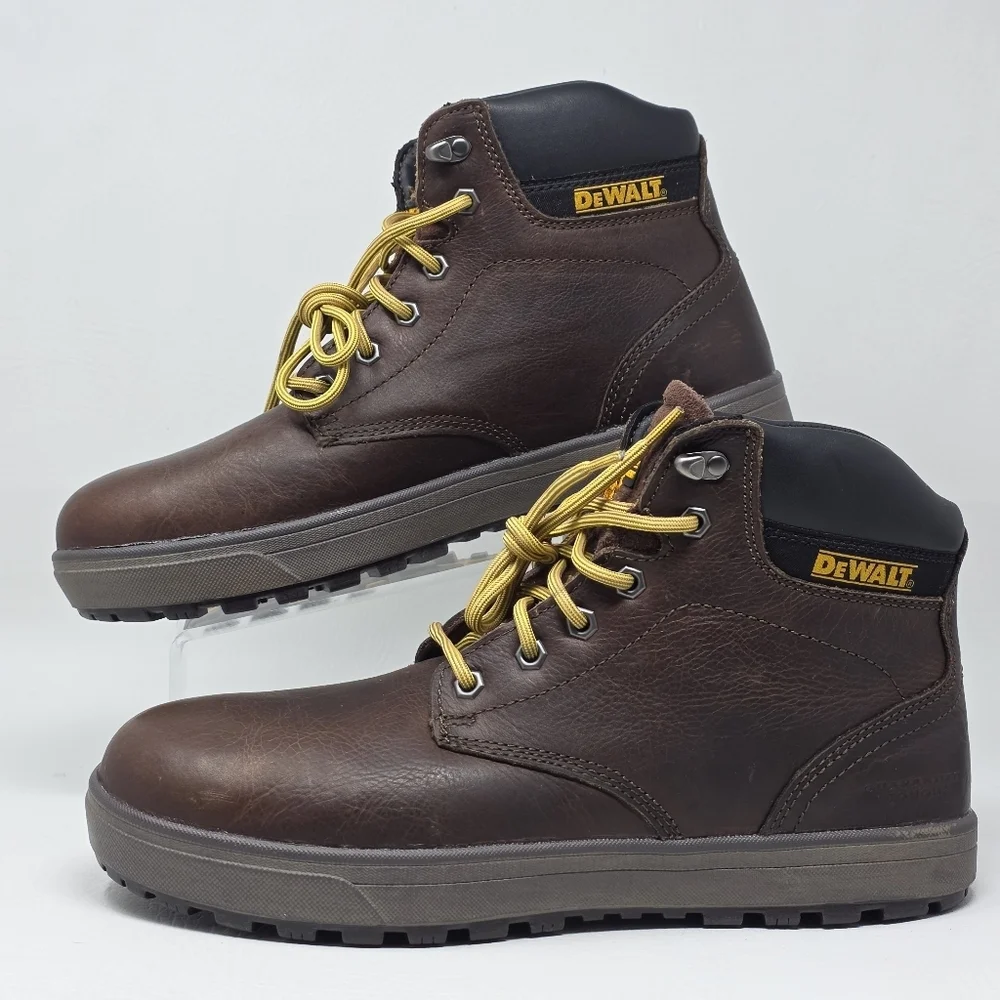 Dewalt Men’s Plasma 6 Inch Work Boots Soft Toe PO1468 Size 11.5 M Brown New